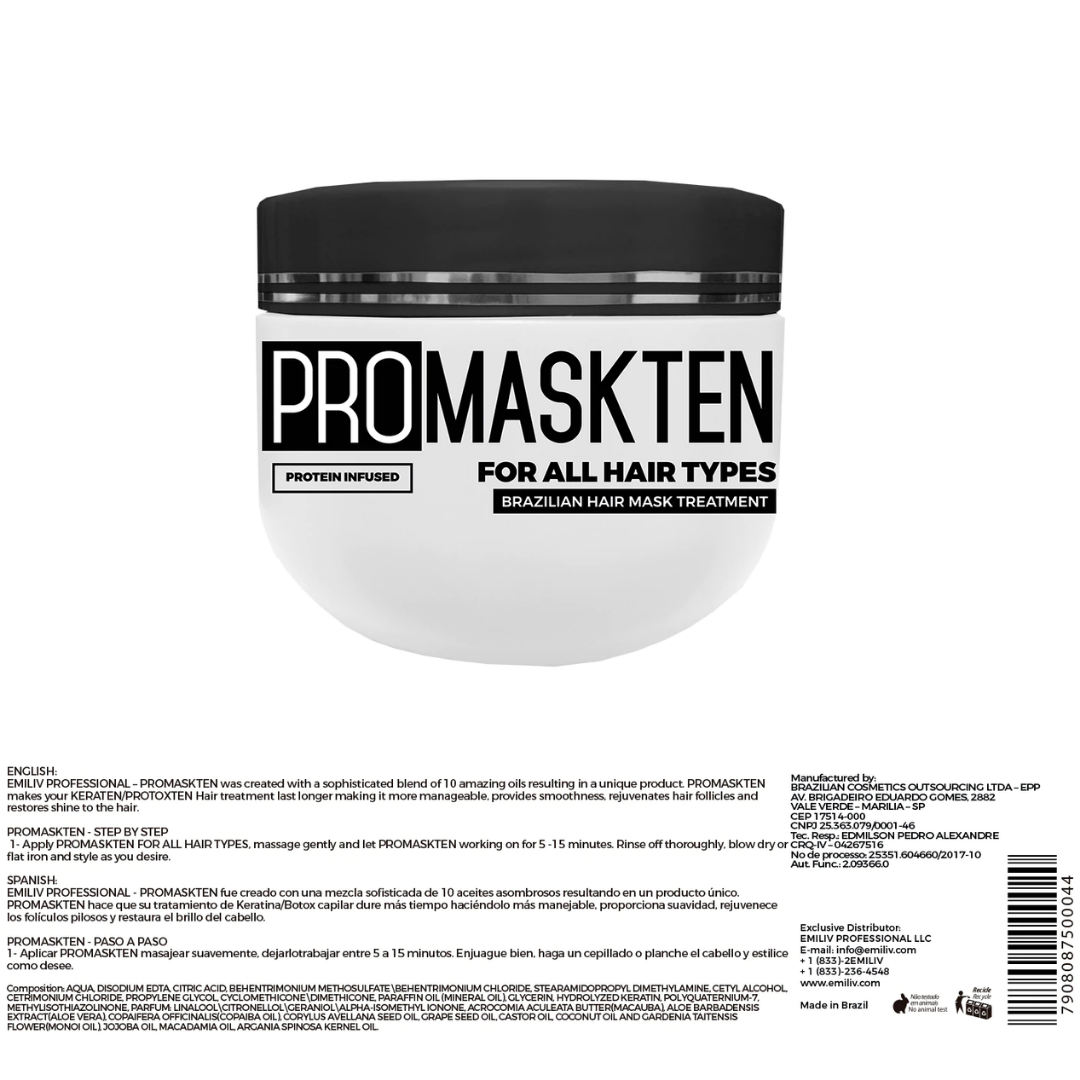 Emiliv Professional - PROHOMETEN 10 Oils - Home Care - Mask 300g - 10.52 fl.oz
