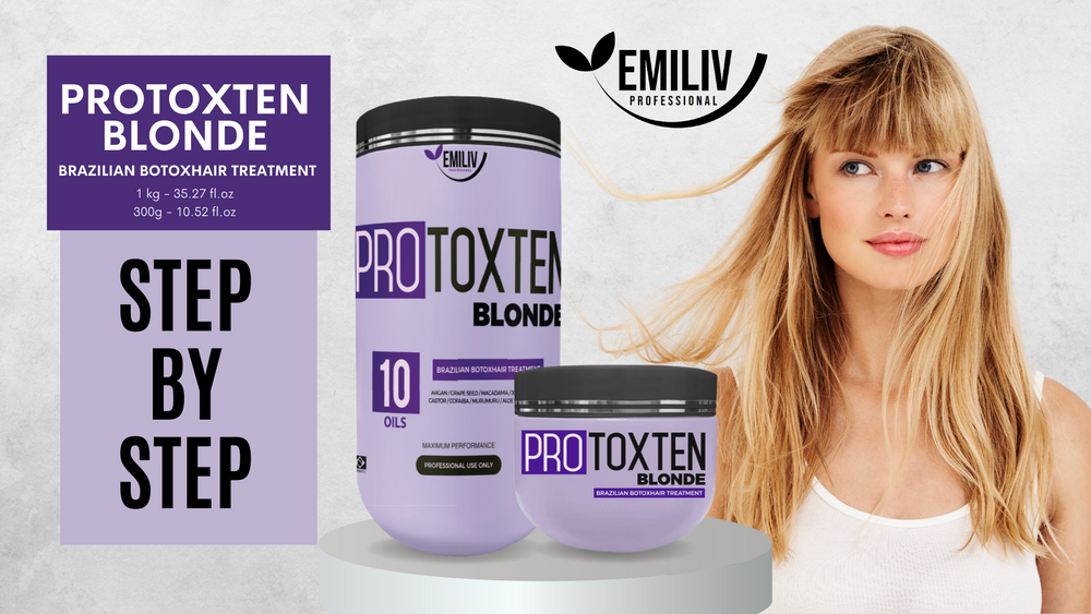 STEP BY STEP: Emiliv Professional Protoxten Blonde