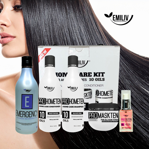 Emiliv Professional™ ULTIMATE RECONSTRUCTOR KIT - Homecare Kit + Emergency Polymedic Reconstructor and ProOilTen